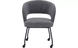 Goossens excellent eetkamerstoel ostuni grijs stof - 8260766-goossens-excellent-ostuni-eetkamerstoel-stof-grijs-01