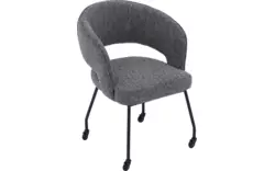 Goossens excellent eetkamerstoel ostuni grijs stof - 8260766-goossens-excellent-ostuni-eetkamerstoel-stof-grijs-01
