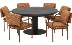 Goossens tuintafel cannes zwart leefbeton - 8260769-goossens-cannes-tuintafels-leefbeton-01