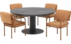 Goossens tuintafel cannes zwart leefbeton - 8260771-goossens-cannes-tuintafels-leefbeton-01