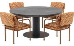 Goossens tuintafel cannes zwart leefbeton - 8260771-goossens-cannes-tuintafels-leefbeton-02