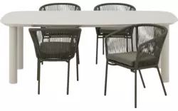 Goossens tuintafel vernazza bruin keramiek - 8260773-goossens-vernazza-tuintafels-keramiek-02