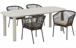 Goossens tuintafel vernazza bruin keramiek - 8260775-goossens-vernazza-tuintafels-keramiek-01