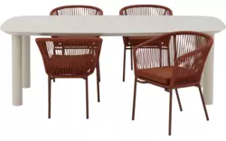Goossens tuintafel vernazza bruin keramiek - 8260776-goossens-vernazza-tuintafels-keramiek-02