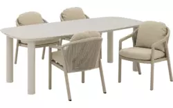 Goossens tuintafel vernazza bruin keramiek - 8260777-goossens-vernazza-tuintafels-keramiek-01