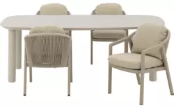 Goossens tuintafel vernazza bruin keramiek - 8260777-goossens-vernazza-tuintafels-keramiek-02