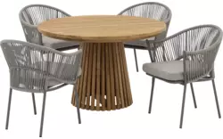 Goossens tuintafel idro onbewerkt teak - 8260779-goossens-idro-tuintafels-teak-01