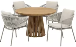 Goossens tuintafel idro onbewerkt teak - 8260782-goossens-idro-tuintafels-teak-02