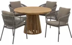 Goossens tuintafel idro onbewerkt teak - 8260783-goossens-idro-tuintafels-teak-01