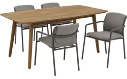 Goossens tuintafel lago onbewerkt teak - 8260786-goossens-lago-tuintafels-teak-01