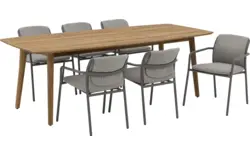 Goossens tuintafel lago onbewerkt teak - 8260788-goossens-lago-tuintafels-teak-01