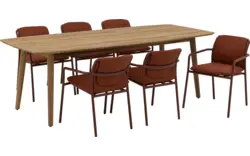 Goossens tuintafel lago onbewerkt teak - 8260789-goossens-lago-tuintafels-teak-01