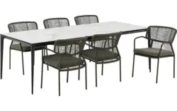 Goossens tuintafel mundi wit keramiek - 8260798-goossens-mundi-eettafel-keramiek-wit-01