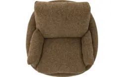 Goossens draaifauteuil luzy bruin stof - 8260806-goossens-luzy-fauteuil-stof-01