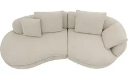 Goossens loungebank diana beige stof - 8260868-gespiegeld-13