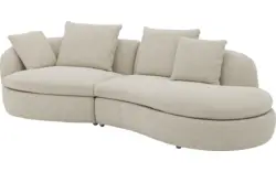 Goossens loungebank diana beige stof - 8260868-goossens-diana-bank-stof-beige-01