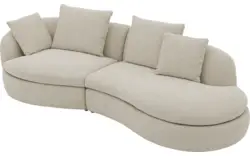 Goossens loungebank diana beige stof - 8260868-goossens-diana-bank-stof-beige-01
