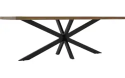 Goossens basic eettafel lecca bruin mango - 8260877-goossens-basic-lecce-eettafel-mango-bruin-15