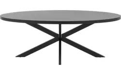 Goossens basic eettafel lecca zwart mango - 8260883-goossens-basic-lecce-eettafel-mango-zwart-16