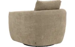 Goossens draaifauteuil fay bruin stof - 8261013-goossens-fay-fauteuil-stof-16