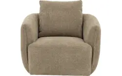 Goossens draaifauteuil fay bruin stof - 8261013-goossens-fay-fauteuil-stof-15