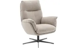 Goossens draaifauteuil finn beige stof - 8261025-goossens-finn-fauteuil-stof-01