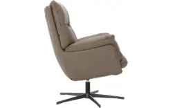 Goossens draaifauteuil finn bruin leer - 8261027-goossens-finn-fauteuil-leer-01
