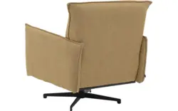 Goossens basic draaifauteuil lygo bruin stof - 8261072-goossens-basic-lygo-fauteuil-stof-16